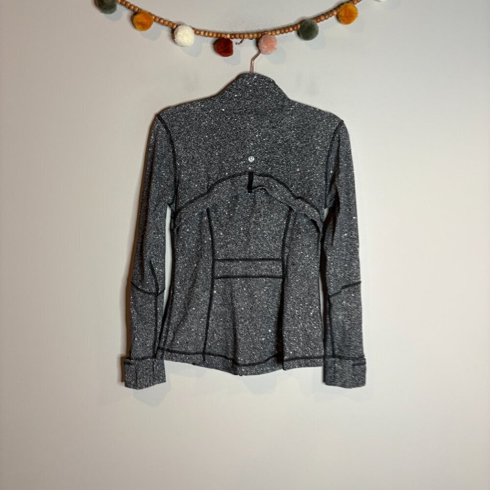 Lululemon Define Jacket Luminesce Splatter White Black - Picture 6 of 6